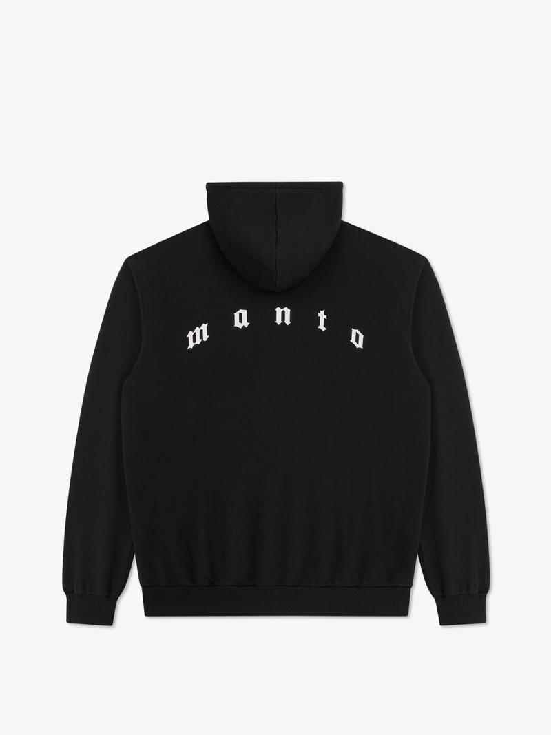 MANTO hoodie bones- black